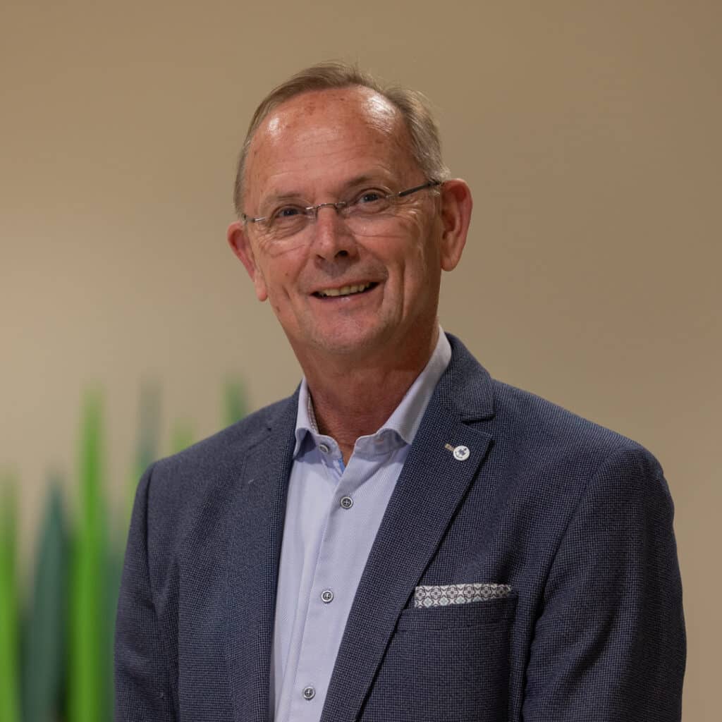 Voorzitter Hans van Riethoven
