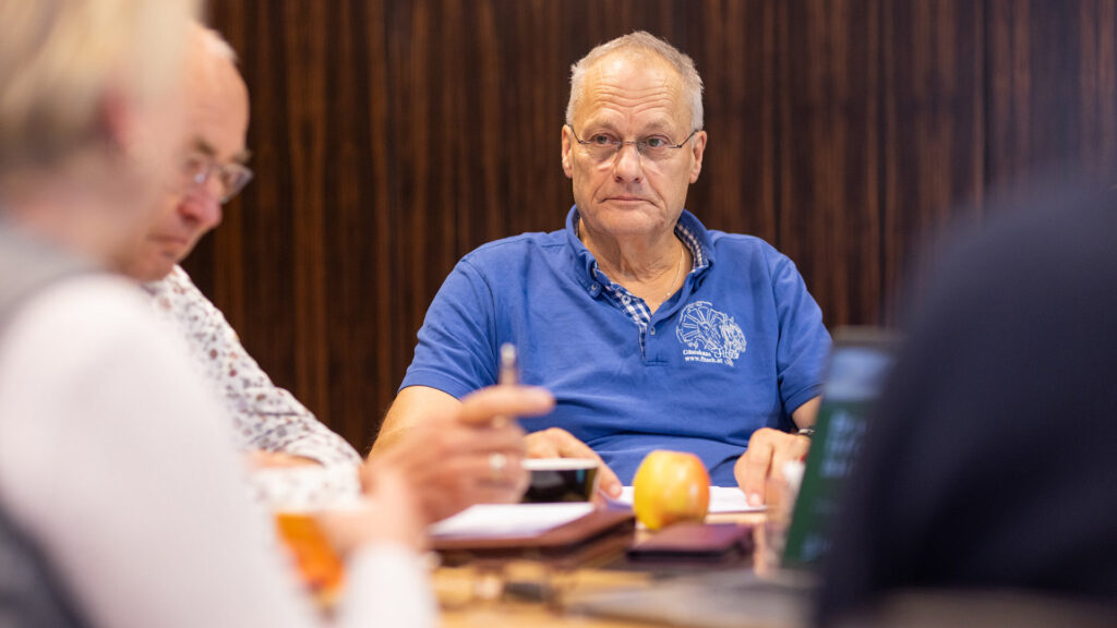 Gabriël Theunis van de werkgroep 'Sterke, sociale en leefbare wijken'